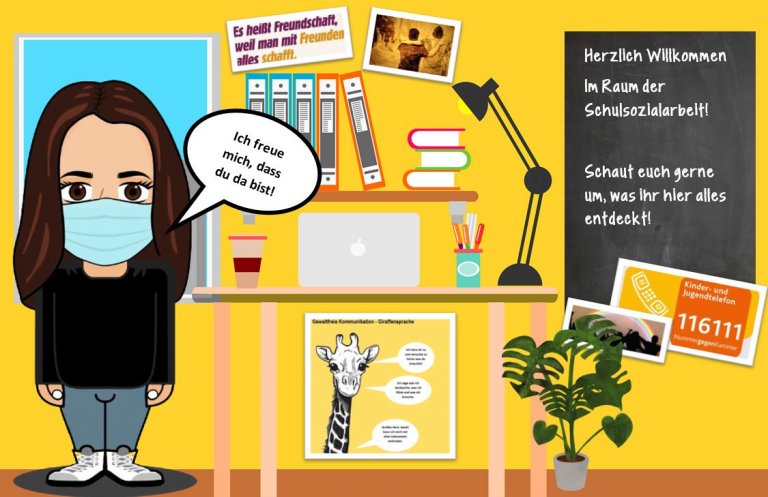 Grossansicht in neuem Fenster: Avatar Schulsozialarbeit - Hallo Grossansicht in neuem Fenster: Avatar Schulsozialarbeit - Hallo